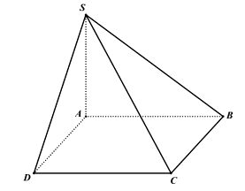 Cho hình chóp S.ABCD có đáy ABCD là hình chữ nhật với AB = a (ảnh 1)