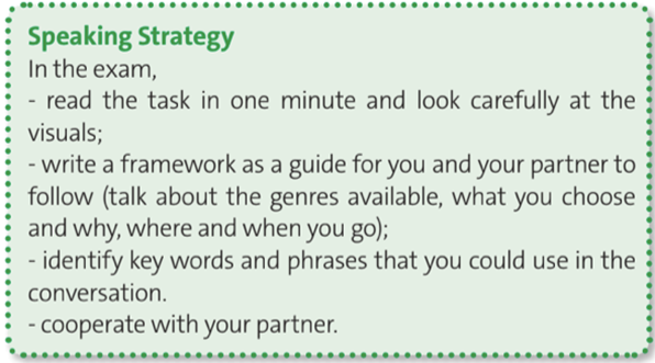 Read the Speaking Strategy and the task below. Think of three nouns and three adjectives that you could use. (Đọc Chiến lược nói và bài tập bên dưới. Hãy nghĩ về ba danh từ và ba tính từ mà bạn có thể sử dụng) (ảnh 1)