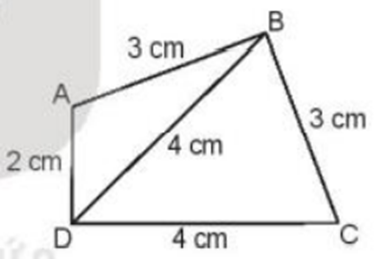 a) Tính chu vi hình tam giác ABD và chu vi hình tam giác BCD (ảnh 1)