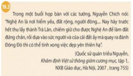 Khai thác tư liệu 19.3 và cho biết tại sao Nguyễn Chích đề xuất kế hoạch (ảnh 1)