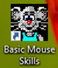 Khởi động phần mềm Basic Mouse Skills và thực hiện luyện tập thao tác với chuột. Cho biết số điểm và xếp hạng của em sau khi hoàn thành mức 5. (ảnh 1)