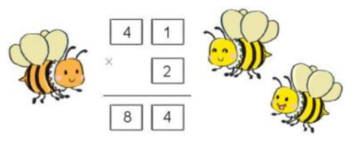 Em hãy giúp các bạn ong đổi chỗ hai thẻ số trong hình dưới đây để  (ảnh 1)