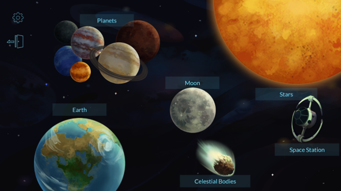 Kể cho bạn những hiểu biết mới của em về hệ Mặt Trời. Sử dụng phần mềm để minh hoạ cho bạn cùng quan sát. (ảnh 1)