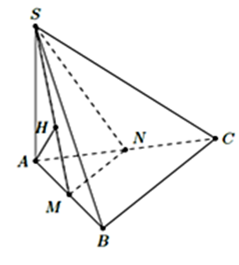 Cho hình chóp S.ABC có tam giác ABC vuông tại B, góc C = 60 độ  ,  (ảnh 1)