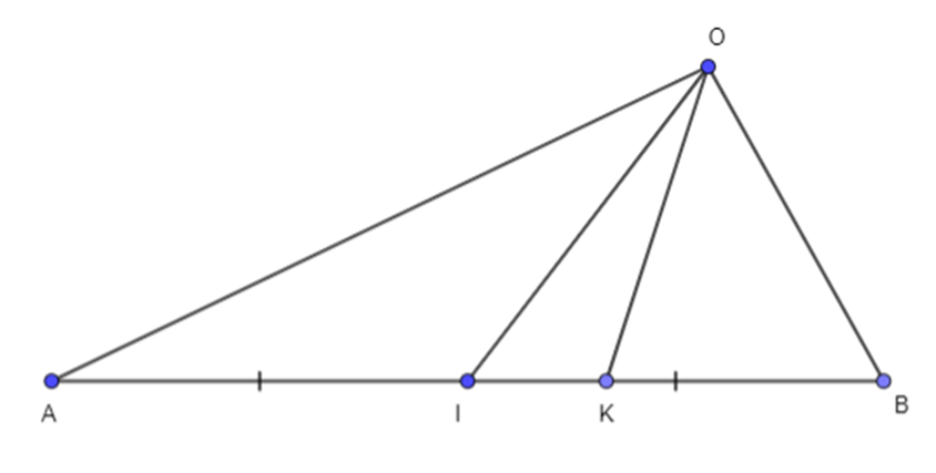Cho hai điểm phân biệt A và B. a) Hãy xác định điểm K sao cho (ảnh 3)