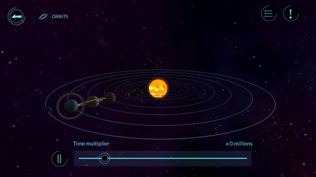 Kể cho bạn những hiểu biết mới của em về hệ Mặt Trời. Sử dụng phần mềm để minh hoạ cho bạn cùng quan sát. (ảnh 3)