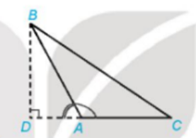 Cho tam giác ABC với đường cao BD a) Biểu thị BD theo AB và sin A. (ảnh 3)