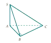 Cho hình chóp S.ABC có SA vuông góc với mặt phẳng (ABC), SA = a (ảnh 1)