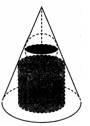 Cho hình nón có thiết diện qua trục là một tam giác đều cạnh a. Bên trong hình nón người ta đặt một khối cầu và một  (ảnh 1)