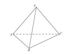 Cho hình chóp tam giác đều S.ABC cạnh đáy bằng a và khoảng cách từ A (ảnh 1)
