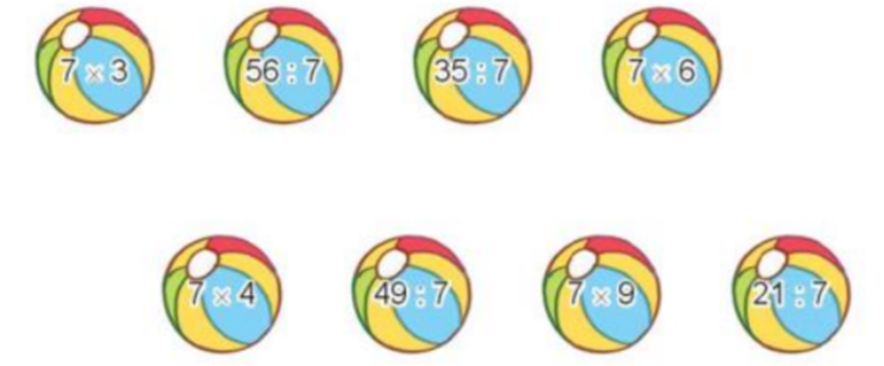 Rô-bốt lấy các quả bóng ghi phép tính có kết quả bé hơn 28 (ảnh 1)