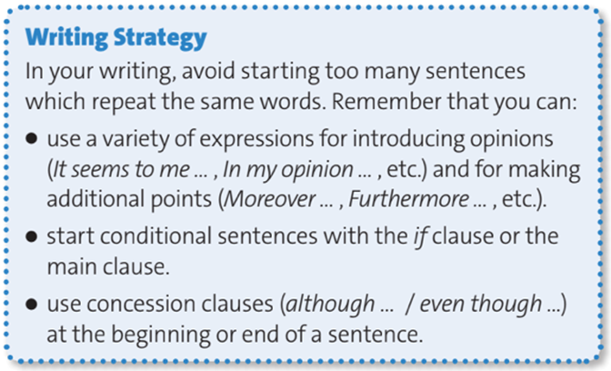 Read the Writing Strategy. How well does the writer in exercise 2 follow this advice? Can you find ... (Đọc Chiến lược Viết. Nhà văn có làm tốt theo các bước dưới đây không? Bạn có thể tìm được ...) (ảnh 1)