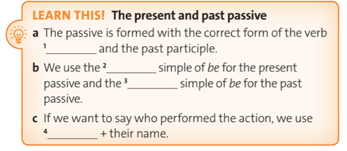 Study the first two sentences of the text in exercise 2. Then complete the Learn this! box. (Nghiên cứu hai câu đầu tiên của đoạn văn trong bài tập 2. Sau đó hoàn thành bảng Learn this) (ảnh 1)