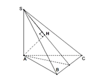 Cho hình chóp S.ABC có đáy ABC là tam giác đều cạnh bằng a, cạnh bên SA (ảnh 2)
