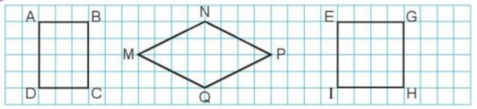 a) Trong các hình dưới đây, hình nào là hình vuông? (ảnh 1)