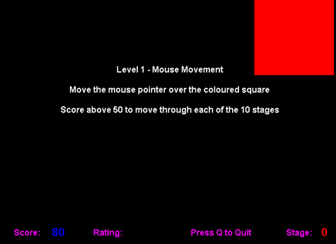 Nêu các bước sử dụng phần mềm Basic Mouse Skills để luyện tập thao tác di chuyển chuột. (ảnh 3)