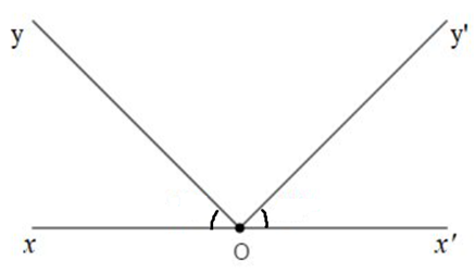 a) Hai góc có tổng số đo bằng 180o có phải là hai góc kề bù hay không? b) Hai góc  (ảnh 1)