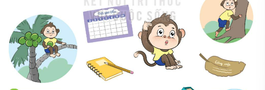 - Tham gia diễn tiểu phẩm về một chú khỉ hay quên - Đưa ra lời khuyên để chú khỉ nhớ được công việc cần làm trong ngày và trong tuần (ảnh 1)