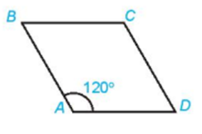 Cho hình thoi ABCD với cạnh có độ dài bằng 1 và góc BAD = 120 độ. Tính độ dài của các  (ảnh 1)