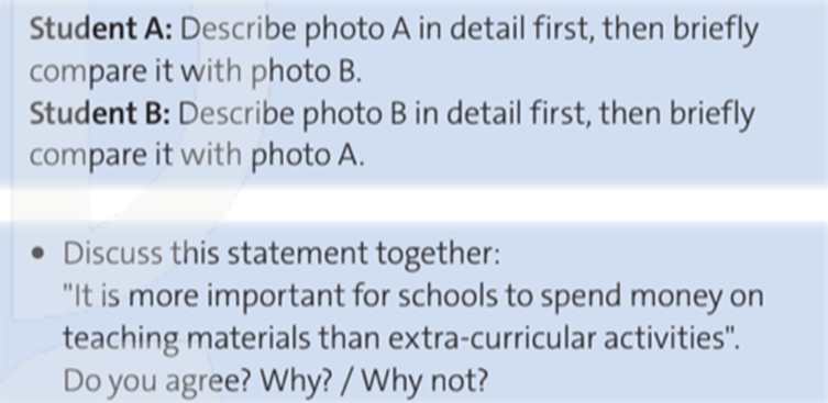 Work in pairs. Take turns to do the task below. (Làm việc theo cặp. Lần lượt thực hiện nhiệm vụ bên dưới) (ảnh 2)