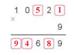 Tìm chữ số thích hợp 10?2? x 9 = ? ? 6 ? 9 (ảnh 2)