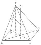 Cho hình chóp S.ABCD có ABCD là hình chữ nhật tâm I cạnh AB = 3a; BC = 4a. Hình  (ảnh 1)