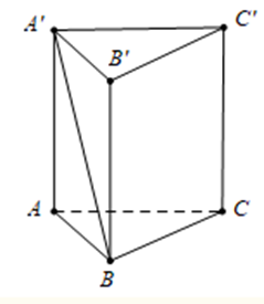 Cho lăng trụ đứng  ABC.A'B'C' có đáy ABC là tam giác vuông cân tại A, cạnh BC=2a (ảnh 1)