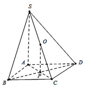 Cho hình chóp S.ABCD có đáy là hình vuông cạnh a. Cạnh bên  SA=a căn bậc hai của 6 vuông  (ảnh 1)
