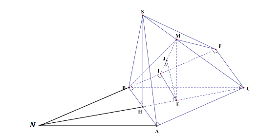 Cho hình chóp S.ABC có đáy ABC là tam giác vuông cân tại A. Tam giác (ảnh 1)