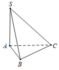 Cho hình chóp S.ABC có đáy ABC là tam giác vuông cân tại A, cạnh AB=a (ảnh 1)