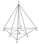 Cho hình chóp S.ABC có góc BAC = 90 độ, AB = 3a, AC = 4a. Hình chiếu của đỉnh S là một  (ảnh 1)