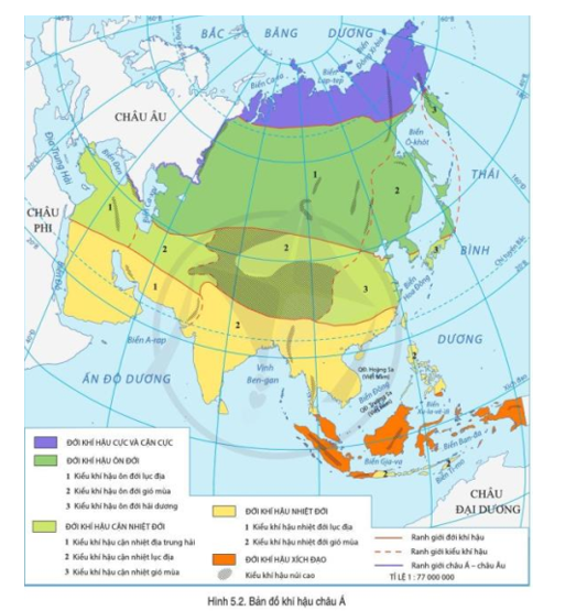 Đọc thông tin và quan sát hình 5.1, hình 5.2, hãy trình bày đặc điểm tự nhiên của khu vực Nam Á (ảnh 2)