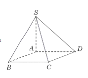 Cho hình chóp S.ABCD có đáy ABCD là hình chữ nhật có cạnh  ,  . Hai mặt bên   và   cùng vuông góc với mặt phẳng đáy  , cạnh  . Tính theo a thể tích V của khối chóp S.ABCD. (ảnh 1)