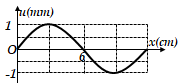 Hình vẽ trên là hình dạng của một đoạn dây có sóng ngang (ảnh 1)