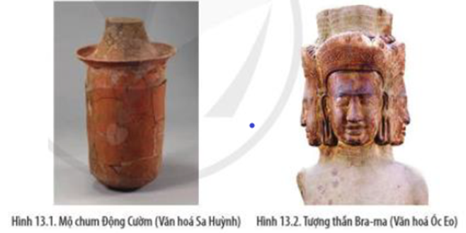 Mộ chum và tượng thần Bra-ma là những hiện vật khảo cổ tiêu biểu cho nền văn minh Chăm-pa và nền văn minh  (ảnh 1)