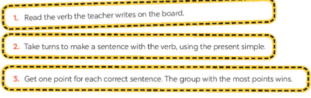 Sentences race Work in group ( Làm việc theo nhóm) (ảnh 1)