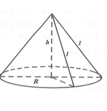 Cho khối nón có độ dài đường sinh bằng đường kính đáy bằng a. Thể tích của khối nón là (ảnh 1)