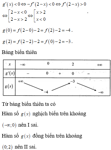 Cho hàm số y=f(x)  liên tục trên R  và có bảng biến thiên như sau (ảnh 2)