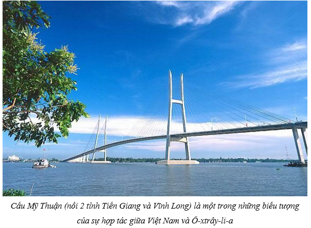 Tìm hiểu và nêu một số nét về mối quan hệ (kinh tế, xã hội…) giữa hai nước Việt Nam và Ô-xtrây-li-a (ảnh 1)