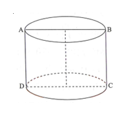 Tính thể tích của khối trụ biết bán kính đáy của khối trụ đó bằng a và thiết diện qua trục là một hình vuông (ảnh 1)