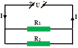 Trong mạch điện có sơ đồ như hình 5.5, hiệu điện thế U và điện trở R1 được giữ không đổi.  (ảnh 1)