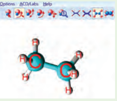 Thực hiện nhập dữ liệu như hướng dẫn cho phân tử C2H6 (ethane) (ảnh 1)