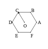 Cho lục giác đều ABCDEF tâm O. Số các vectơ khác vectơ - không, cùng phương (ảnh 1)
