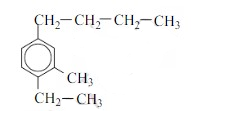 Chất có tên là gì? A. 1-butyl-3-metyl-etylbenzen (ảnh 1)