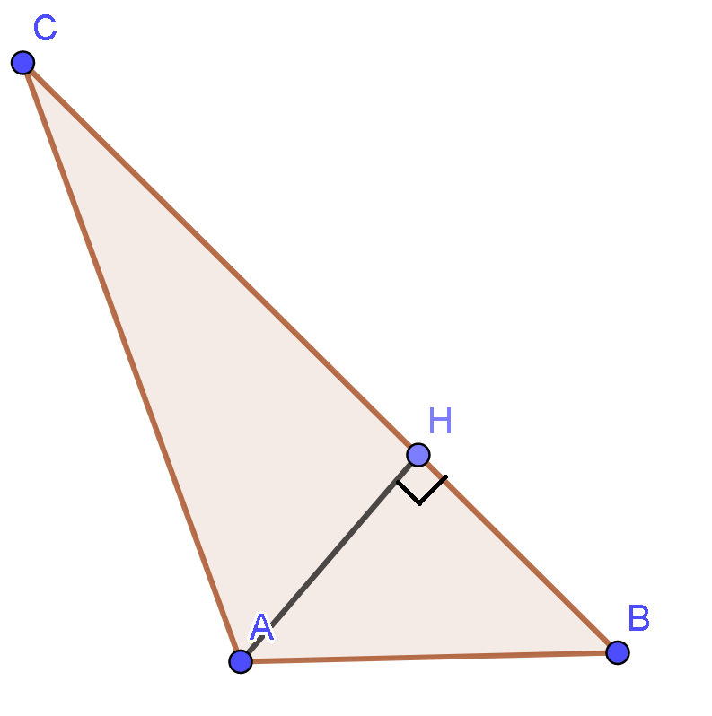 Tam giác ABC có BC=2 căn bậc hai 3, AC=2AB và độ dài đường cao AH = 2. (ảnh 1)
