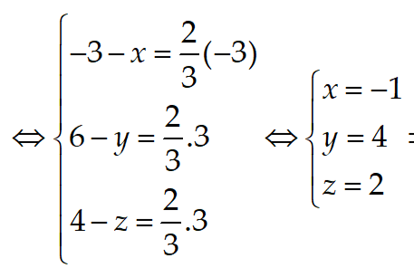 Trong không gian với hệ tọa độ Oxyz, cho A( 2; 0; 0), B( 0; 3; 1), C(-3; 6; 4) (ảnh 2)