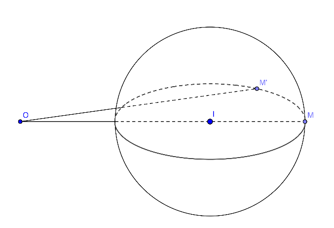 Trong không gian Oxyz , cho điểm A( -2;2;-2) , B( 3;-3;3) M là điểm thay đổi trong không gian (ảnh 1)