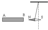 Để xác định cực từ của một kim nam châm, dùng một kim nam châm bố trí thí nghiệm như hình (ảnh 1)