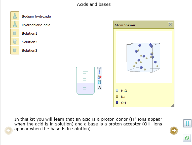 Sử dụng thẻ Open – local để mô phỏng thí nghiệm “Acid and base”.  (ảnh 4)