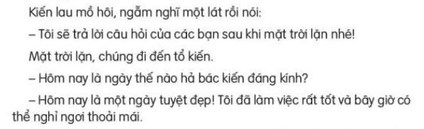 Nghe - viết: Ngày như thế nào là đẹp? ( từ Kiến lau mồ hôi đến thoải mái)    (ảnh 1)